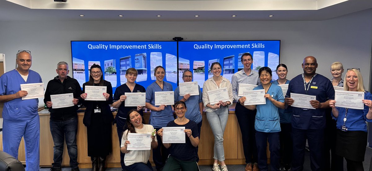 Well done to cohort 3 on completing the @JubHospital Quality Improvement Skills programme. Cohort 4 now recruiting - get in touch with me to learn more and apply! #QI