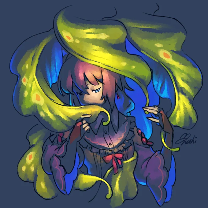 いきぬきらくがき 葉っぱにちゅ ミユポ
