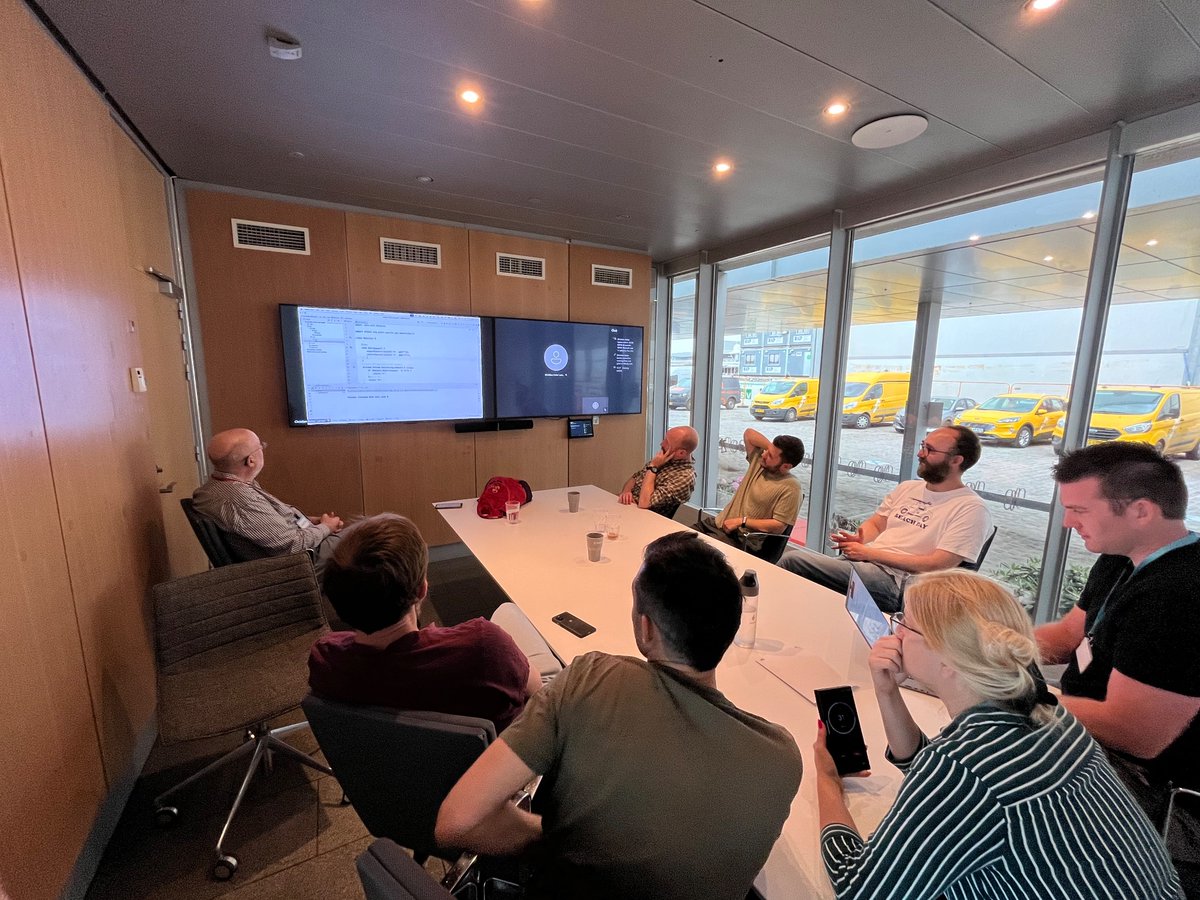 gamrath's tweet photo. Got a chance to meet @WoodyZuill at @Maersk today for a coding dojo and lunch. Fun and inspiring day!
https://t.co/NxC9m4rYzY https://t.co/tPSD7esImy