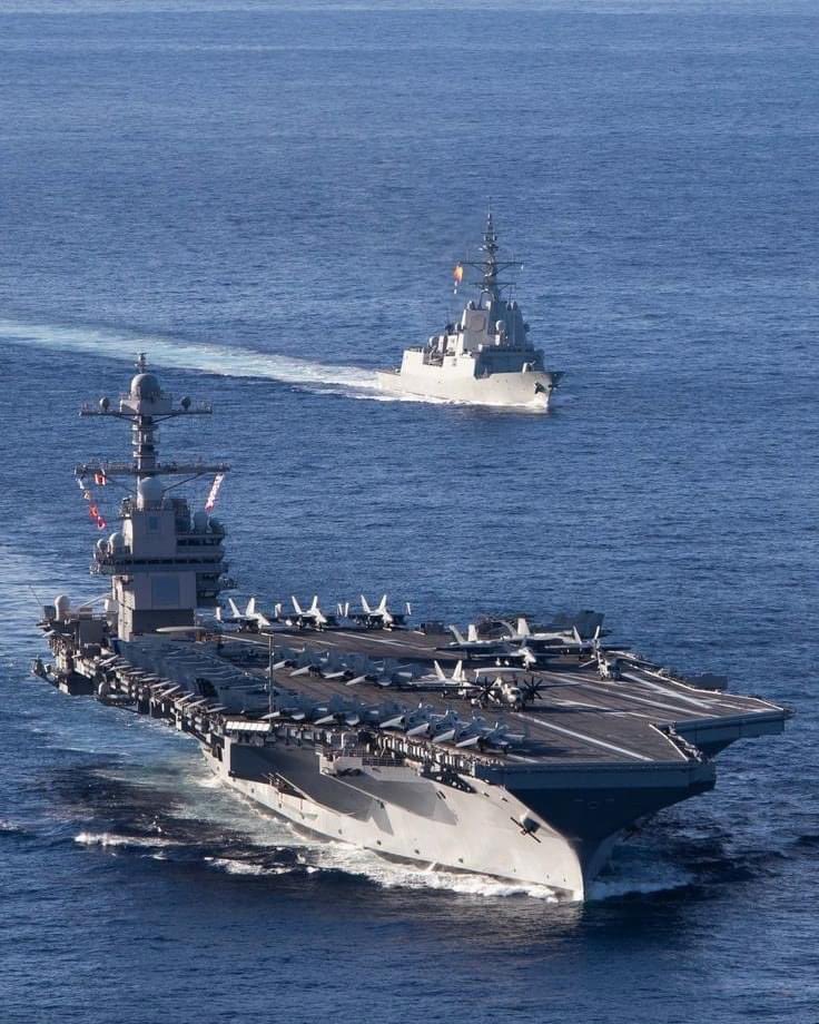 🚨Update: The USS Ronald Reagan aircraft carrier of the US Navy entered the Philippine Sea!