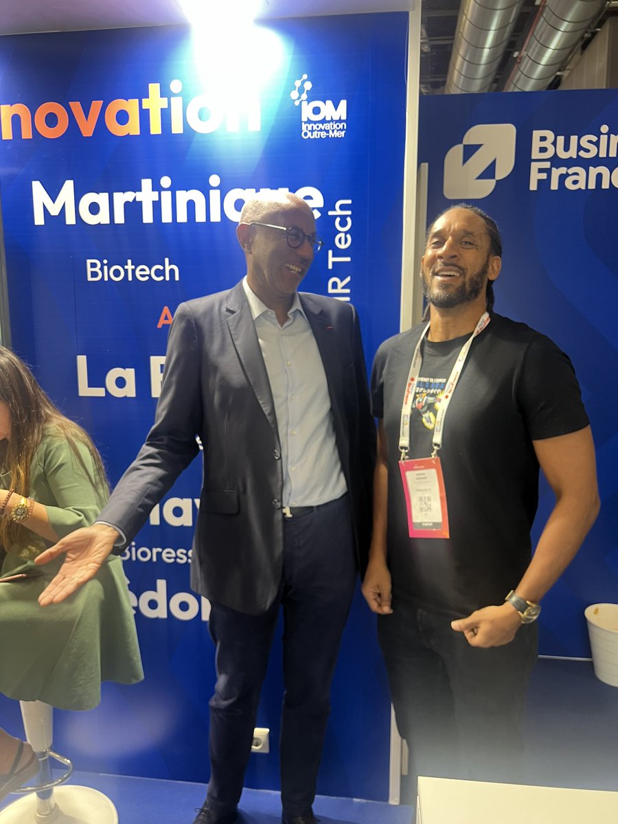 Rencontre d’acteurs de l’innovation à  Vivatech. Des entreprises martiniquaises préparées par la Team France Export (<a href="/CCIMartinique/">CCI Martinique</a> et <a href="/businessfrance/">Business France</a> ) participent pour la premier fois à ce rdv mondial des start up . Bravo aux équipes du service international <a href="/CCIMartinique/">CCI Martinique</a>