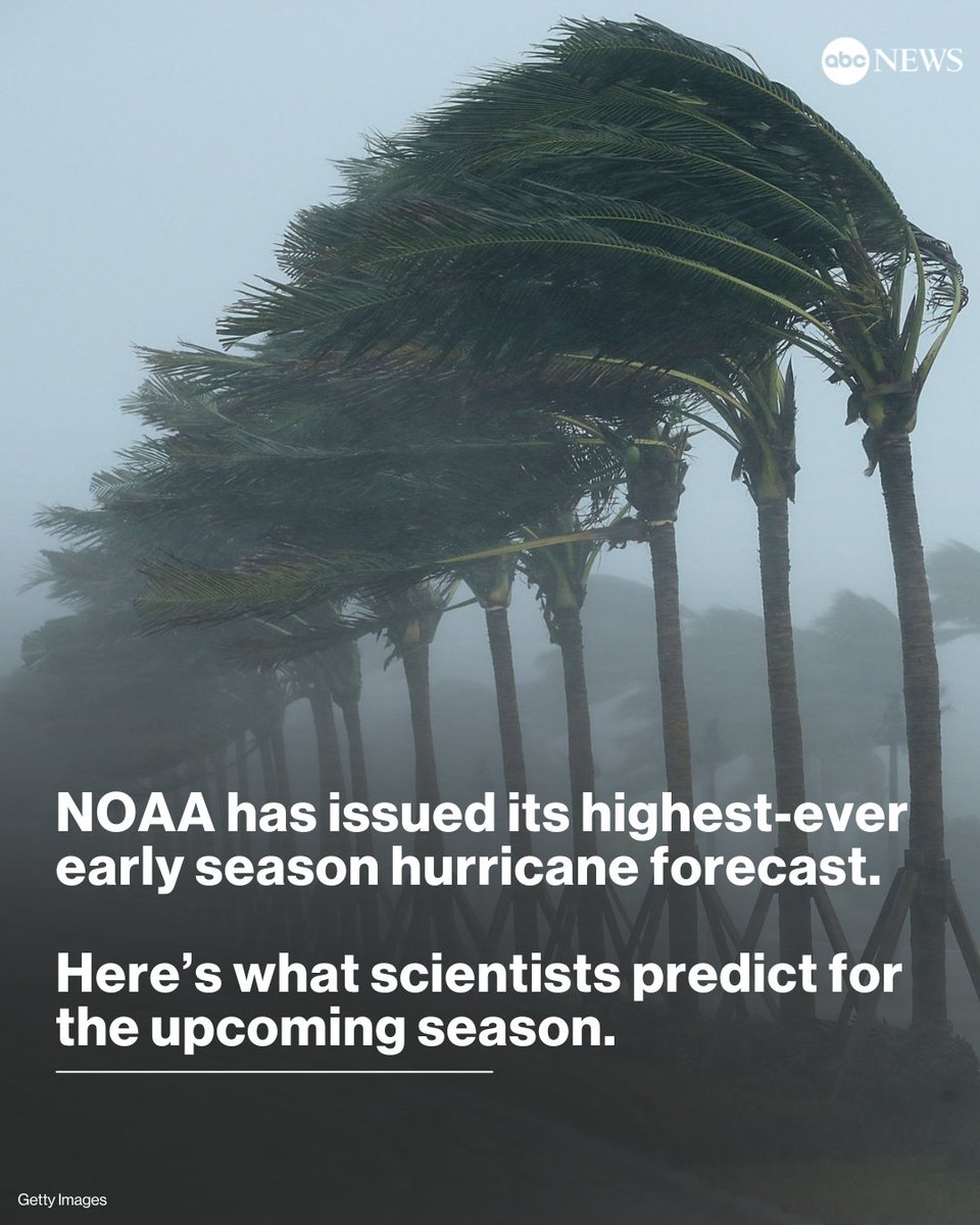 NOAA scientists predict between 17 and 25 named storms, compared to an average of 14; between eight and 13 hurricanes, compared to an average of seven; and between four and seven major hurricanes, compared to an average of three. trib.al/eFVM0KU