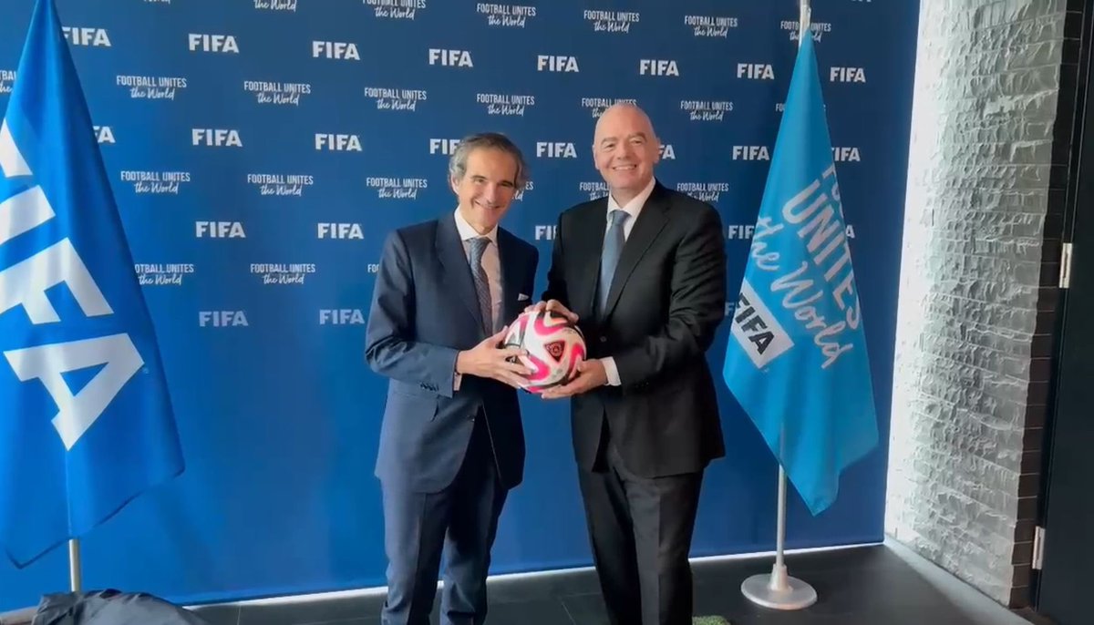 Pleasure to meet @FIFAcom Gianni Infantino in Zurich 🇨🇭 today. Look forward to strengthening our ongoing collaboration on the Cotton Partnership & to provide training and capacity building to countries hosting major FIFA events, ensuring these global gatherings are safe & secure.