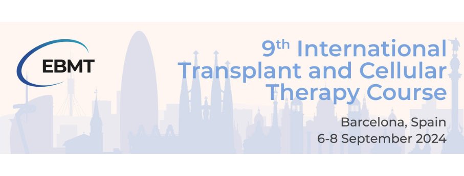Who’s coming to #Barcelona this year?? @TheEBMT @TheEBMT_CTIWP @TheEBMT_Trainee Can’t wait to see you all again!! #ITC24