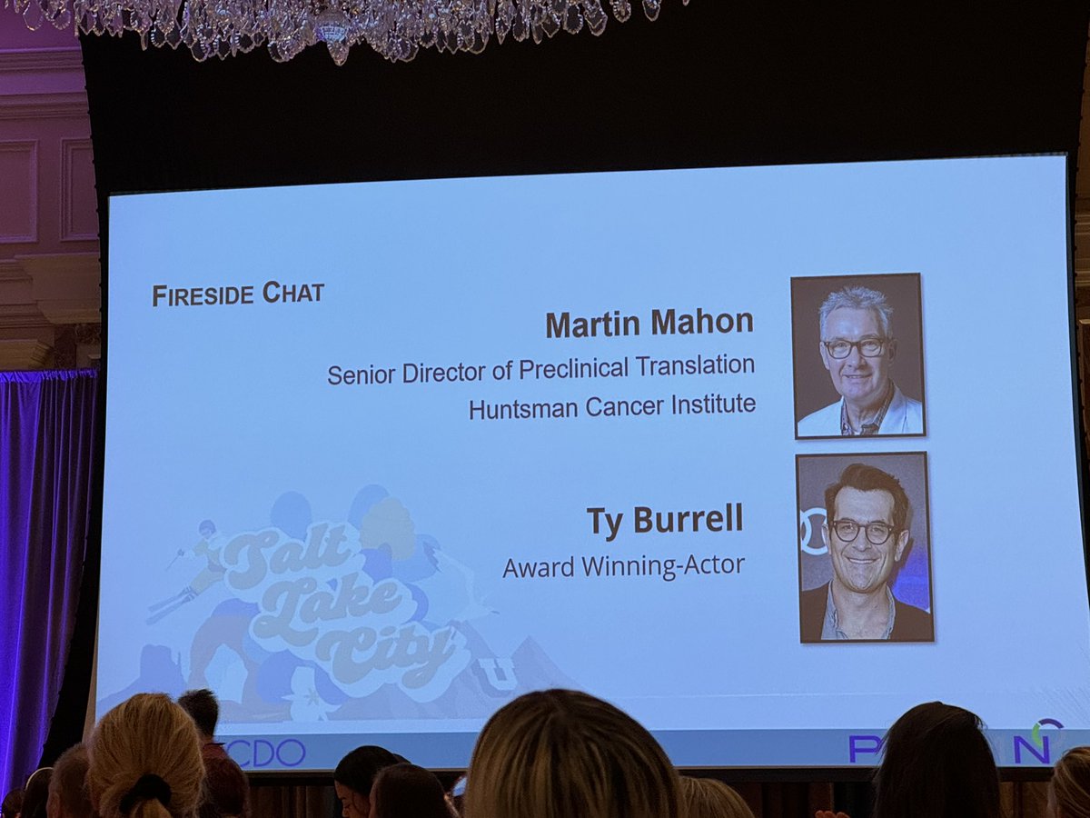 “Cancer moves fast, but we have to move faster” Former <a href="/UCSFCancer/">UCSF Helen Diller Family Comprehensive Cancer Ctr</a> rockstar Martin McMahon <a href="/MaxTheSFCat/">Martin McMahon</a> quotes <a href="/huntsmancancer/">Huntsman Cancer Institute</a> founder in discussion with <a href="/tyburrell_/">Ty Burrell</a>  about RAS research  (w/ shoutout to <a href="/kevansf/">Kevan Shokat</a>  &amp; <a href="/ucsf/">UC San Francisco</a> peers) at last #NACCDOPAMN session. Still #UCSFPROUD