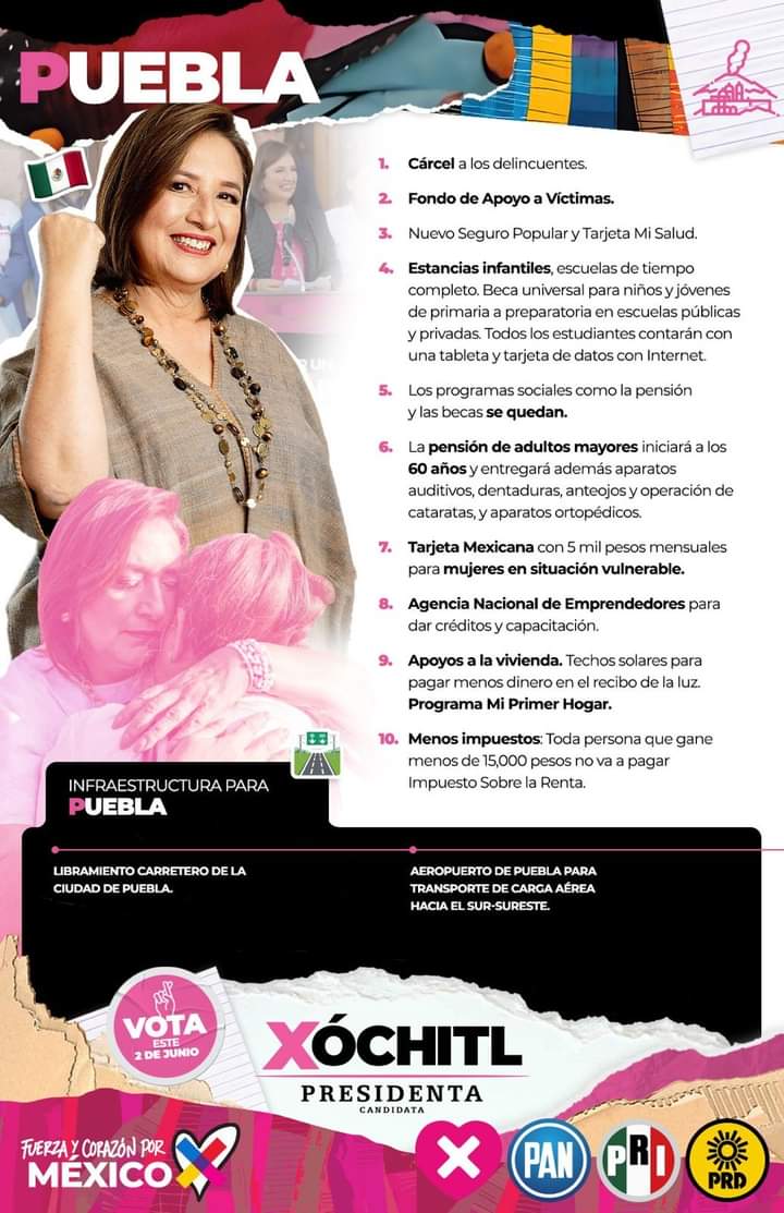 ¡En Puebla, ya NO QUEREMOS más marinistas!
#NiUnVotoAMorenaYMC

#LaloGobernador
#CarroCompletoConXóchitl
🇲🇽🇲🇽🇲🇽♥️♥️♥️🇲🇽🇲🇽🇲🇽🇲🇽♥️♥️♥️♥️🤞🏼🤞🏼🫰🏼🫰🏼