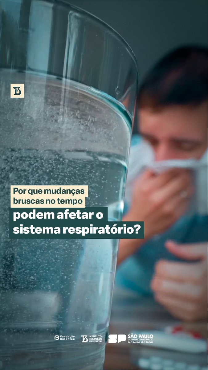 Calor e frio em um piscar de olhos?

Entenda por que as oscilações climáticas podem comprometer nosso sistema imunológico e aumentar o risco de doenças respiratórias:
👇
tinyurl.com/2p8kh6tz