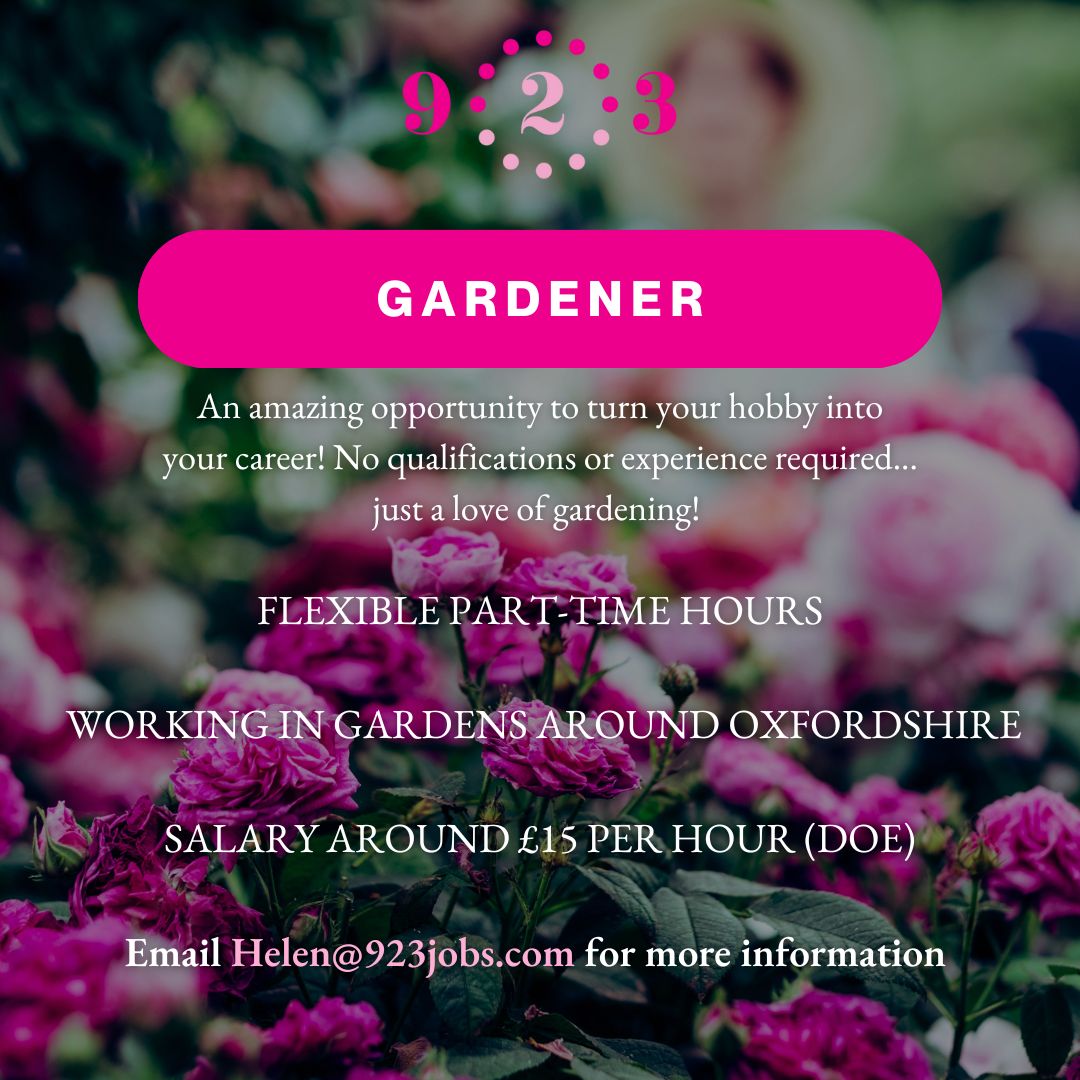 CALLING ALL GARDEN ENTHUSIASTS! 🌼🪴

Inspired by the #ChelseaFlowerShow this week? Then we might just have the perfect role for you!

🔸Flexible, part-time hours
🔸Salary approx £15 per hour (DOE)

👉Helen@923jobs.com

#gardener #gardening #gardeningjobs #flexiblejobs