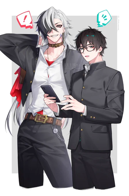 と※※謎の学パロ 