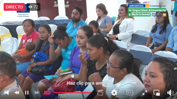 🔴¡Ya estamos en vivo! Compartiendo experiencias y reflexiones de los actores apoyados por nuestro programa #EurosanDel. 👇 Conectados por la seguridad alimentaria y nutricional desde los municipios. Sígenos en vivo👉📺 fb.watch/sf5TPYiOww/