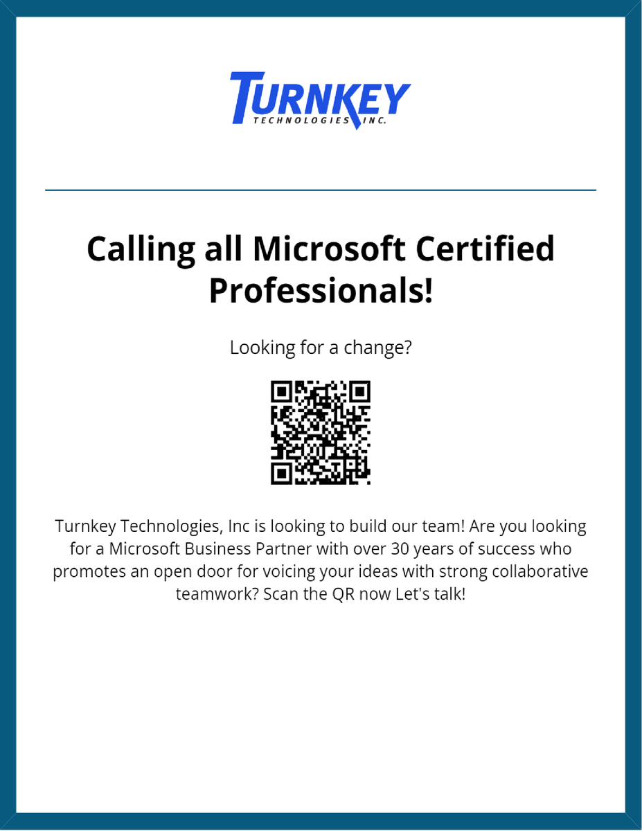 Turnkey Technologies tweet media