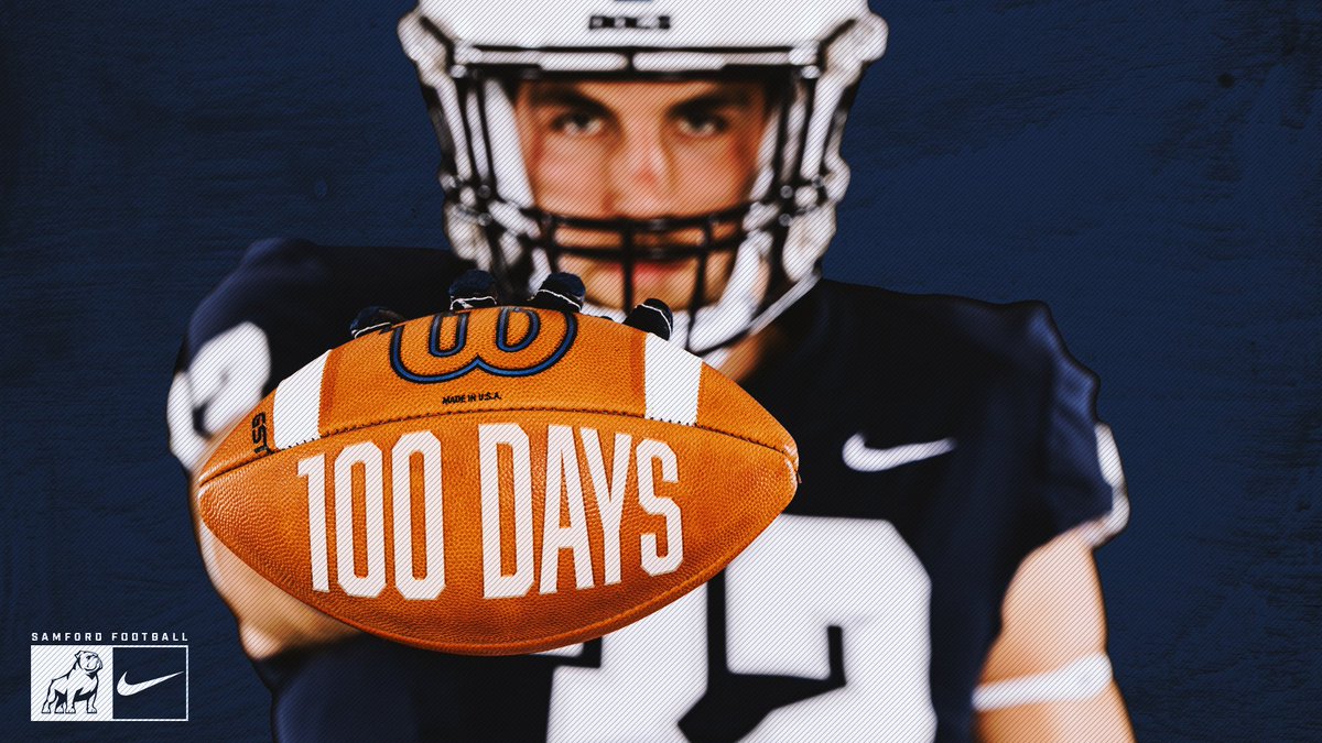 SamfordFootball's tweet image. 1️⃣0️⃣0️⃣ Days till 🏈

#HatchAttack | #AllForSAMford