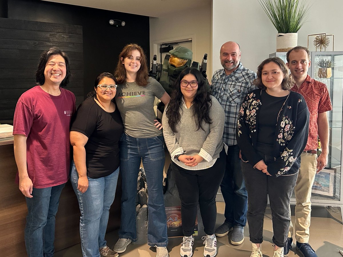 District 4 team 🤝 Master Chief Thanks to @CertainAffinity for having us at their HQ for our office's team retreat!