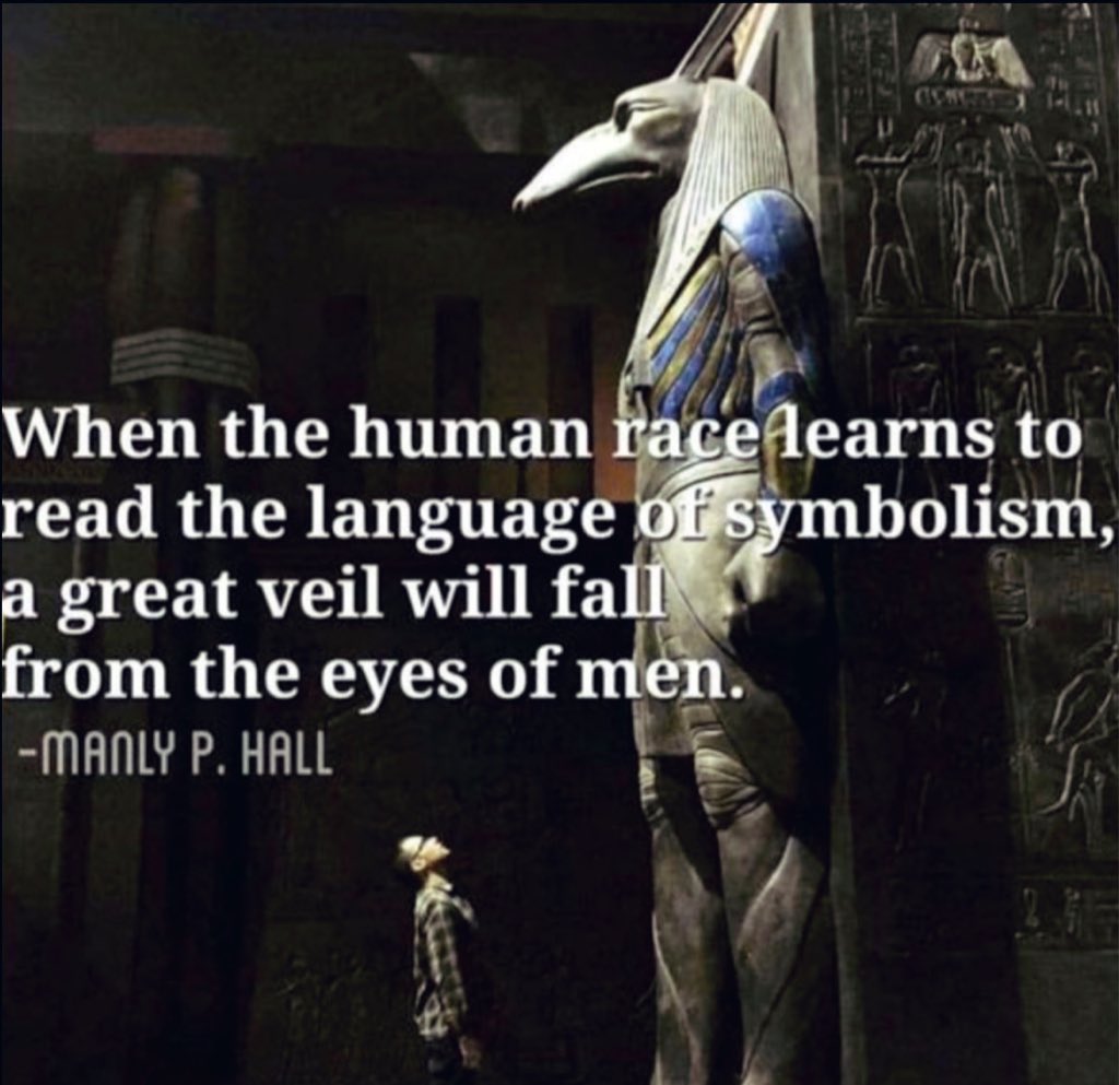 When the human race learns to read the language of symbolism, a great veil will fall from the eyes of men. 
                                                    Manly P. Hall 
#TheGreatAwakeningIsUponUs
#SaveTheChildrenWorldWide