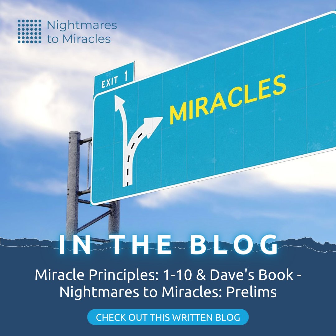 Discover the power of miracles in our latest blog post!

➡️ Our latest blog delves into the timeless wisdom of A Course in Miracles and the transformative teachings of Nightmares to Miracles. 

Read now! ✨

nightmarestomiracles.com/blog/2022/11/2…

#davidasomaning  #miracles #healing