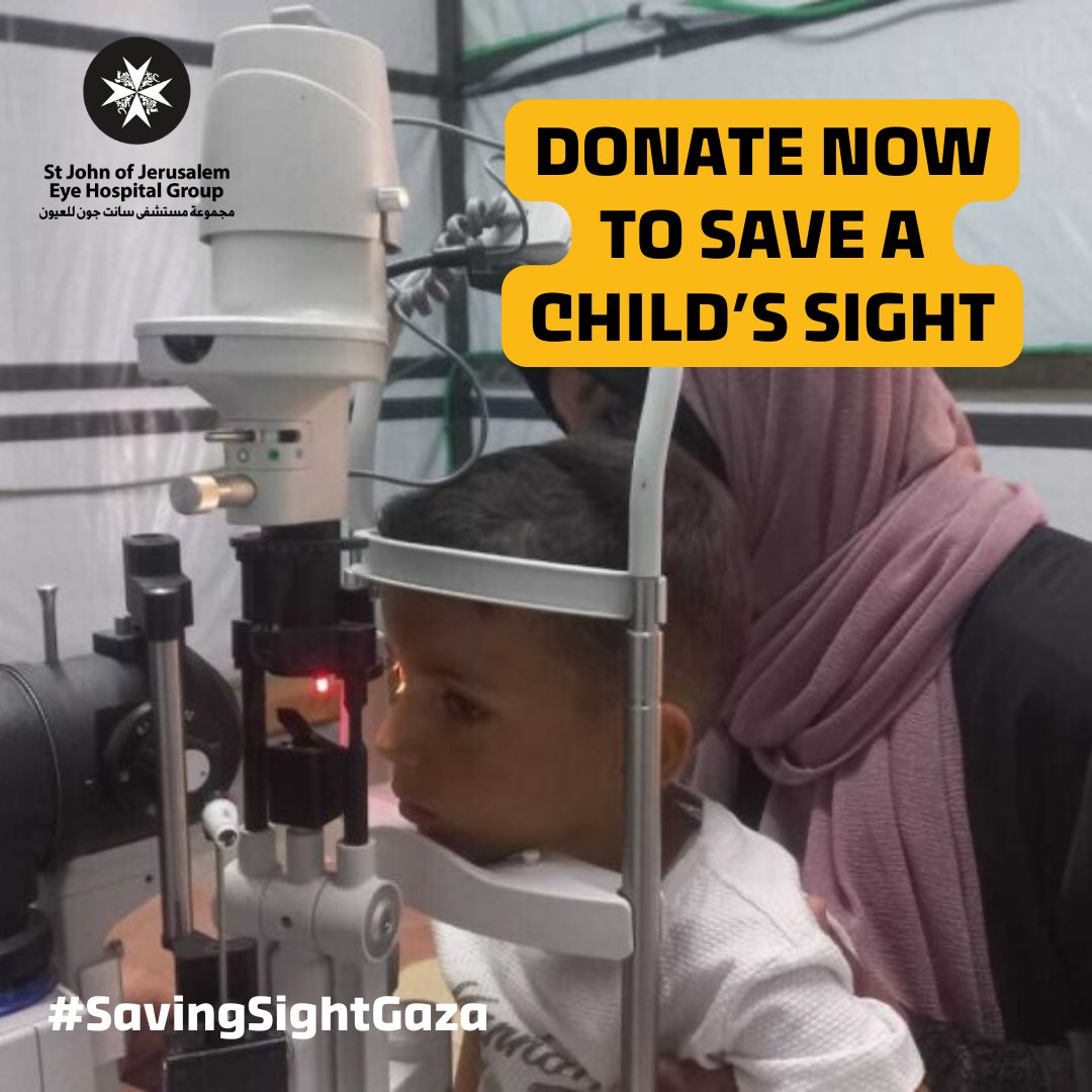 Since launching one month ago, our Emergency Response Teams have already administered over 1,700. Donate today to ensure that our teams continue to provide sight-saving medication. justgiving.com/campaign/stjoh… #savingsightgaza #gaza #palestine #eyehealth