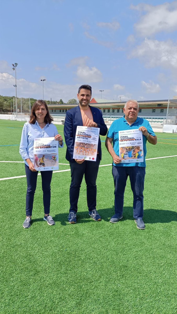 📣 Avui hem presentat a la comarca del Baix Penedès les Finals Nacionals’24 de bàdminton,futbol 7, patinatge artístic i futbol sala que tindran lloc aquesta  última setmana de maig i durant el mes de juny al Vendrell i a la Bisbal del P.

#consellsesportius #FinalsNacionals #jeec