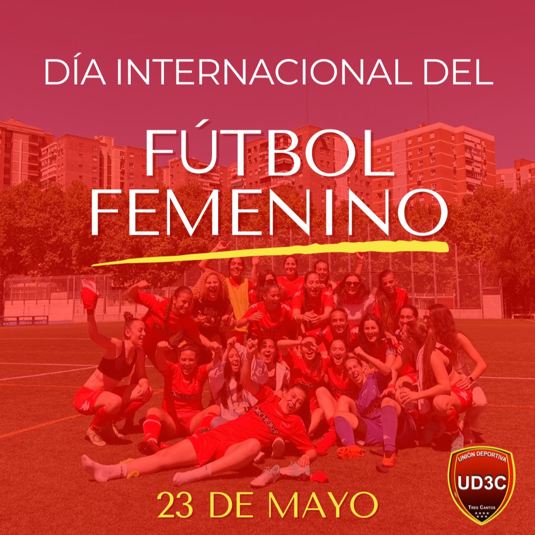 𝐃𝐈𝐀 𝐈𝐍𝐓𝐄𝐑𝐍𝐀𝐂𝐈𝐎𝐍𝐀𝐋 𝐃𝐄𝐋 𝐅𝐔́𝐓𝐁𝐎𝐋 𝐅𝐄𝐌𝐄𝐍𝐈𝐍𝐎

🔴💪🏼  Desde la Unión Deportiva Tres Cantos estamos muy orgullosos de apostar por el fútbol femenino todos los días.

#TodoAlRojo #SumateAlRojo #UD3C #futfem