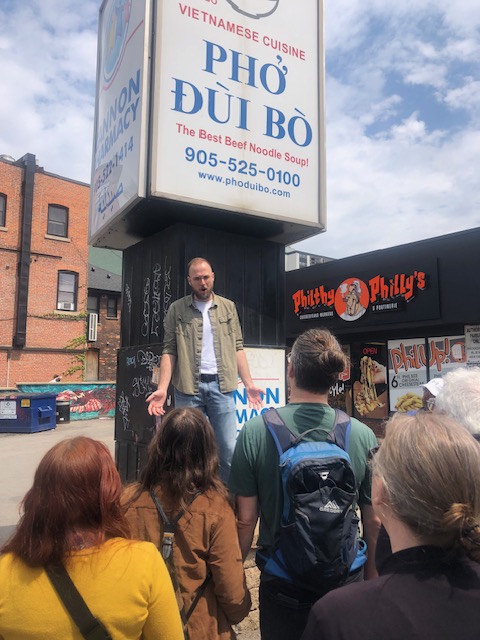 The Politics of Emptiness was a fascinating look at why our city has vacant storefronts, schools and buildings through the lens of urban design. Thank you to <a href="/TalesOfMarko/">Marko Maric</a> for leading this walk!

#HamOnt #JanesWalk #Hamilton #hamiltonontario #hamiltonevents