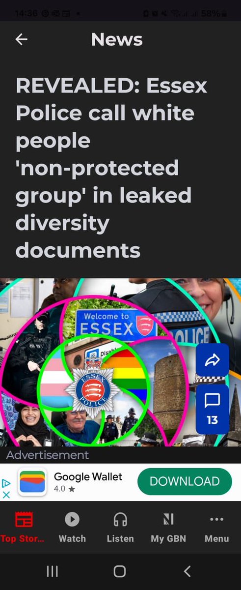 If this is a true story then it suggests that Essex Police have a poor understanding of the Equalities Act and are discriminating! @Hirst4EssexPFCC