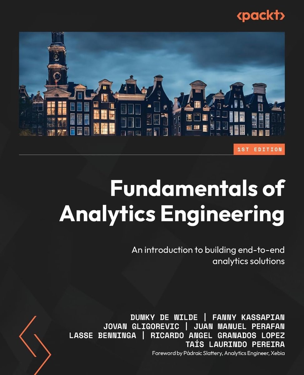 Fundamentals of #Analytics Engineering — Introduction to building end-to-end analytics solutions: amzn.to/3WyFQkM from @PacktPublishing
—————
#BigData #DataAnalytics #DataEngineering #CDO #CTO #DataScience #AI #MachineLearning #DataEngineer #DataScientist