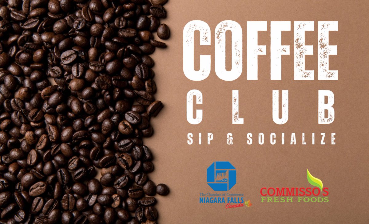 Indulge in a delightful morning brew at Commisso’s Fresh Foods on June 20th from 8:30-9:30am, and join our Coffee Club presented by the Niagara Falls Chamber of Commerce. Boost your networking efforts over a cup of java!

Register here: southniagaracc.com/event/coffee-c…