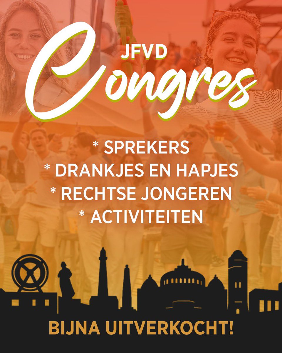 WE ZIJN BIJNA UITVERKOCHT 🚨 HAAL JE KAARTEN NU! 👉🏻 Tickets via fvd.nl/events/jfvd-st…