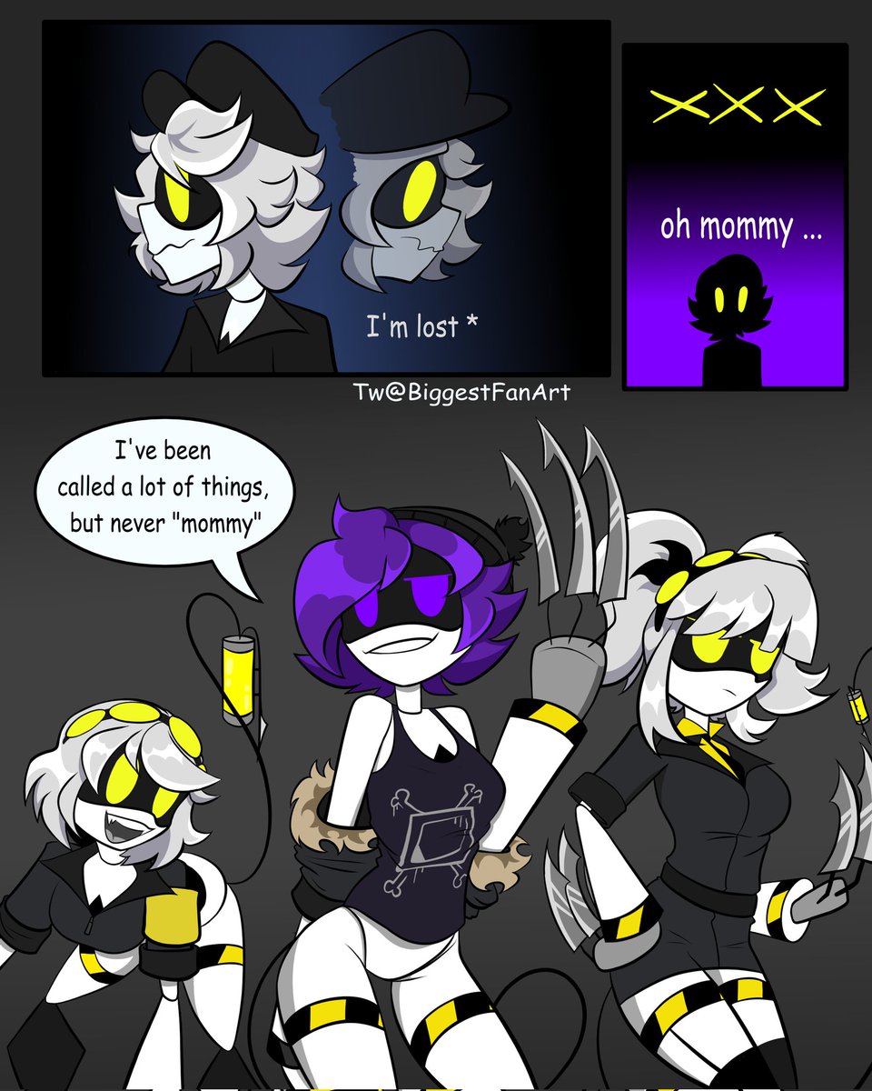 BiggestFanArt's tweet photo. It seems the multiverses have mixed up 😵‍💫😵‍💫😵‍💫
Commission art
#murderdrones #Nuzi #eNvy #Nj https://t.co/oJIOVuJGQT