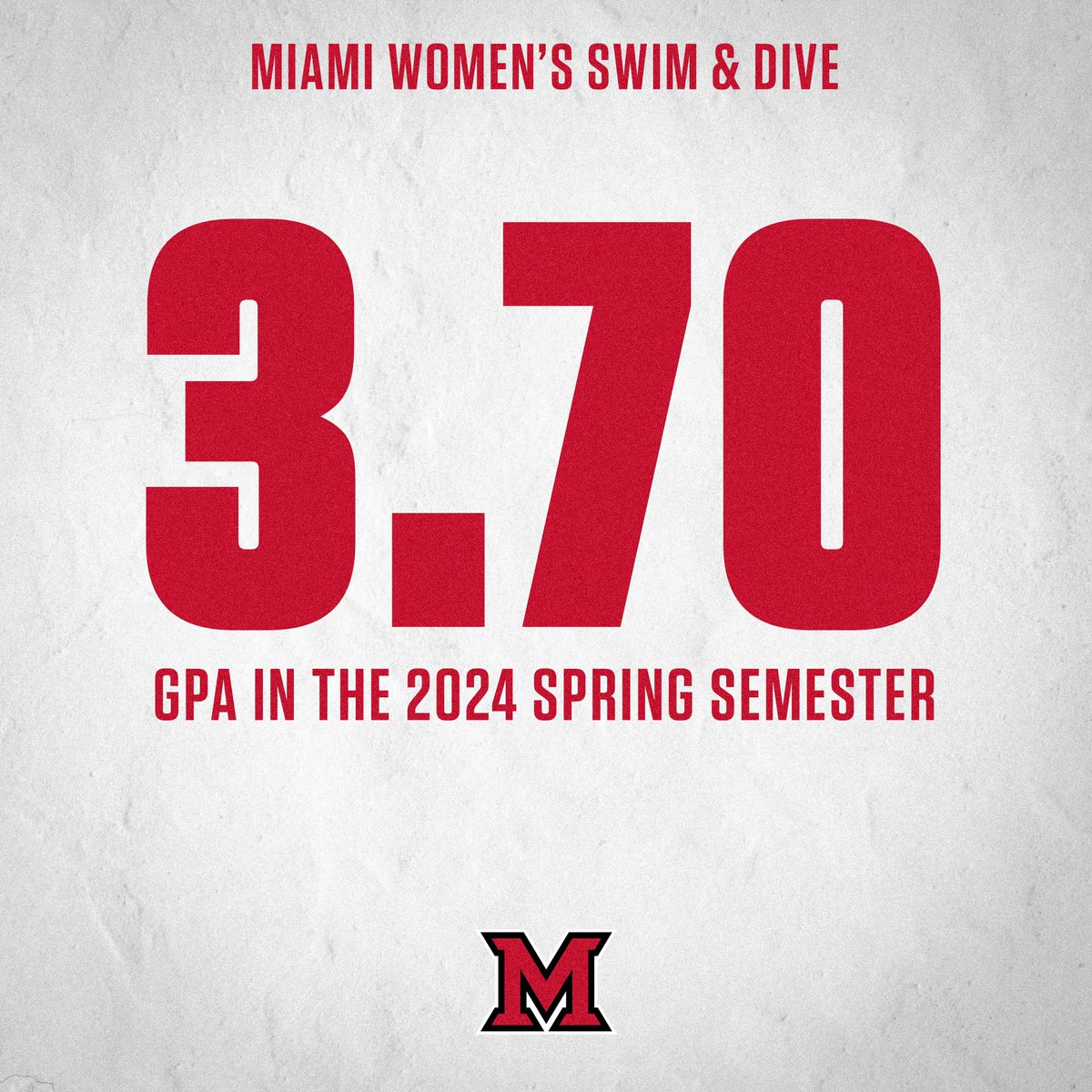 MiamiOHSwimDive's tweet photo. Miami swim and dive excelled in the classroom this spring semester! 

#RiseUpRedHawks | #GraduatingChampions https://t.co/kI7j0qJnQu