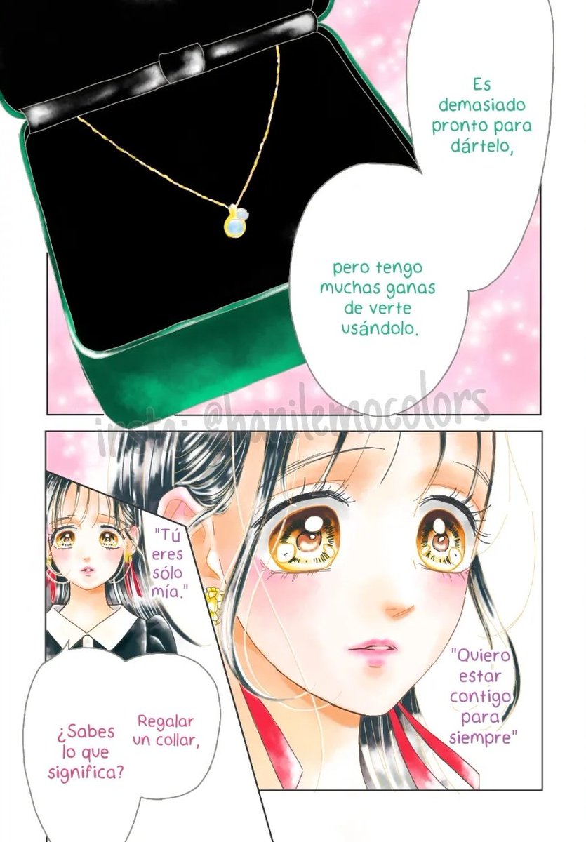 AkaYona_COLORS's tweet photo. Un regalo que tiene un hermoso significado 🥹🫰😭😭🫶🫶

Lamento cualquier error de traducción 🙇🏻‍♀️

#HoneyLemonSoda #ハニーレモンソーダ #ハニレモ #Sparkle101 #Page35 #myColoring https://t.co/mqbfejq3W6