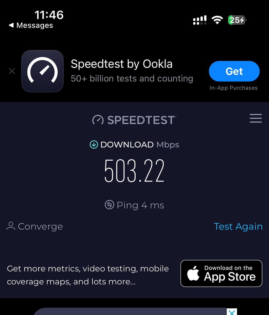 jedderms's tweet photo. So fast, so good! 

#UnleashTheBoostSpeedTestChallenge #FlexYourSpeed #ConvergeSpeedtestChallenge https://t.co/payLaEaQRA