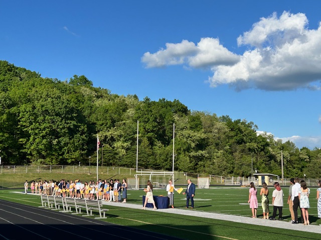 Franklin Regional hosted a special evening ceremony to celebrate and recognize the members of the Class of 2024 who will graduate with “Highest Honors with Distinction.” This title is given to those students who maintain a cumulative GPA of 4.0 or higher for all 4 years of high