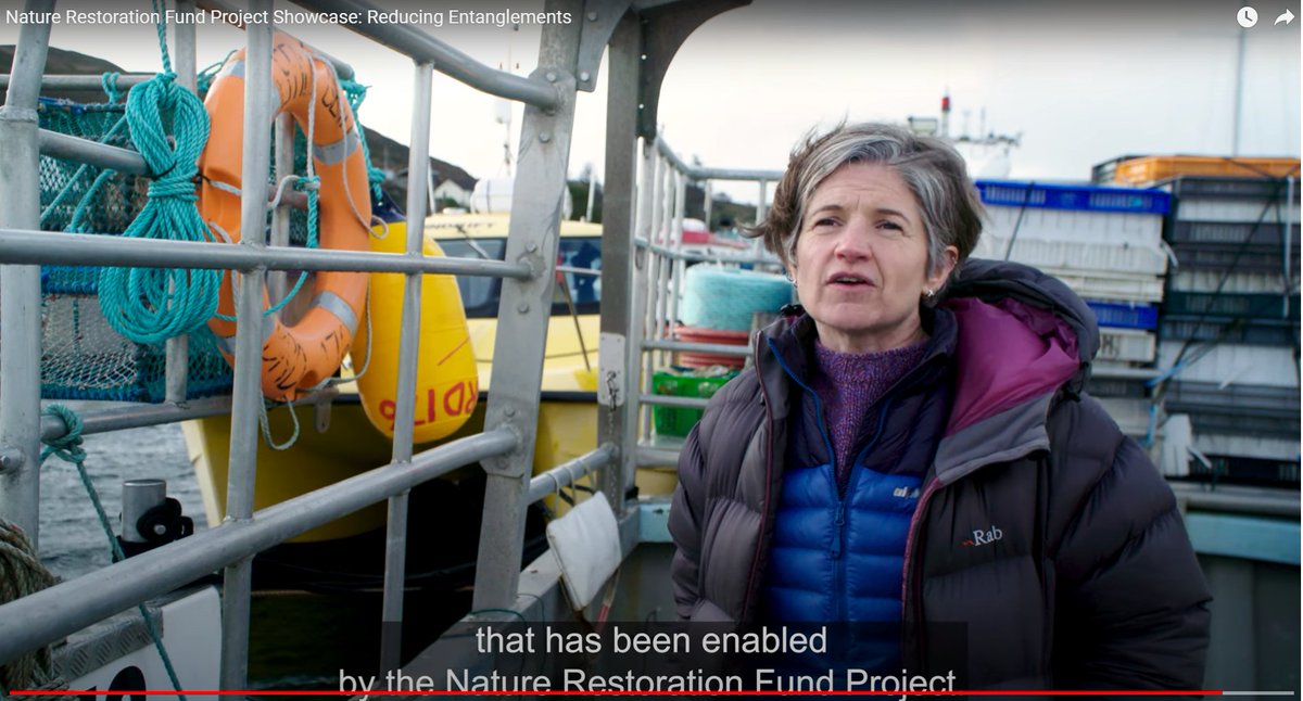 As part of my PhD I work alongside the Scottish Entanglement Alliance (SEA; <a href="/CreelScff/">SCFF</a>) 🏴󠁧󠁢󠁳󠁣󠁴󠁿🐋🎣🦞

Take a look at the work that SEA are doing to decrease the entanglement of whales and sharks:  Nature Restoration Fund Project Showcase:
youtube.com/watch?v=7sWPE0…