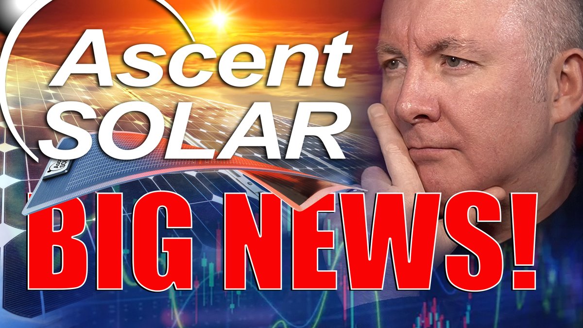 MartynInvestor's tweet photo. $ASTI
ASTI Stock - Ascent Solar Technologies
BIG NEWS COMING LIVE
CEO in my studio!
LIVE Now on YouTube
https://t.co/sMFhp7R3Sz
#ASTI #AscentSolar #MartynLucasInvestor https://t.co/LOUcgTusuP