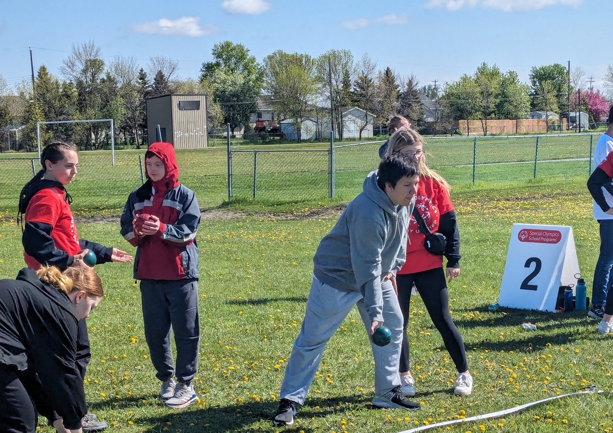 Our Unified Sport Day is off to a great start at Ecole Edward Schreyer School! <a href="/SpecialOlympics/">Special Olympics</a> <a href="/SpecOManitoba/">Special Olympics MB</a>