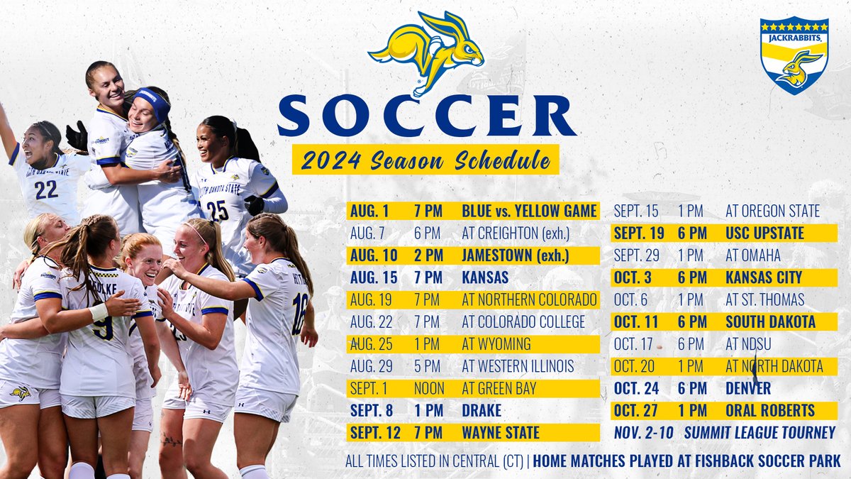 The 🗓️ is in

Looking forward to kicking off the 2024 season!!!

#GoJacks 🐰