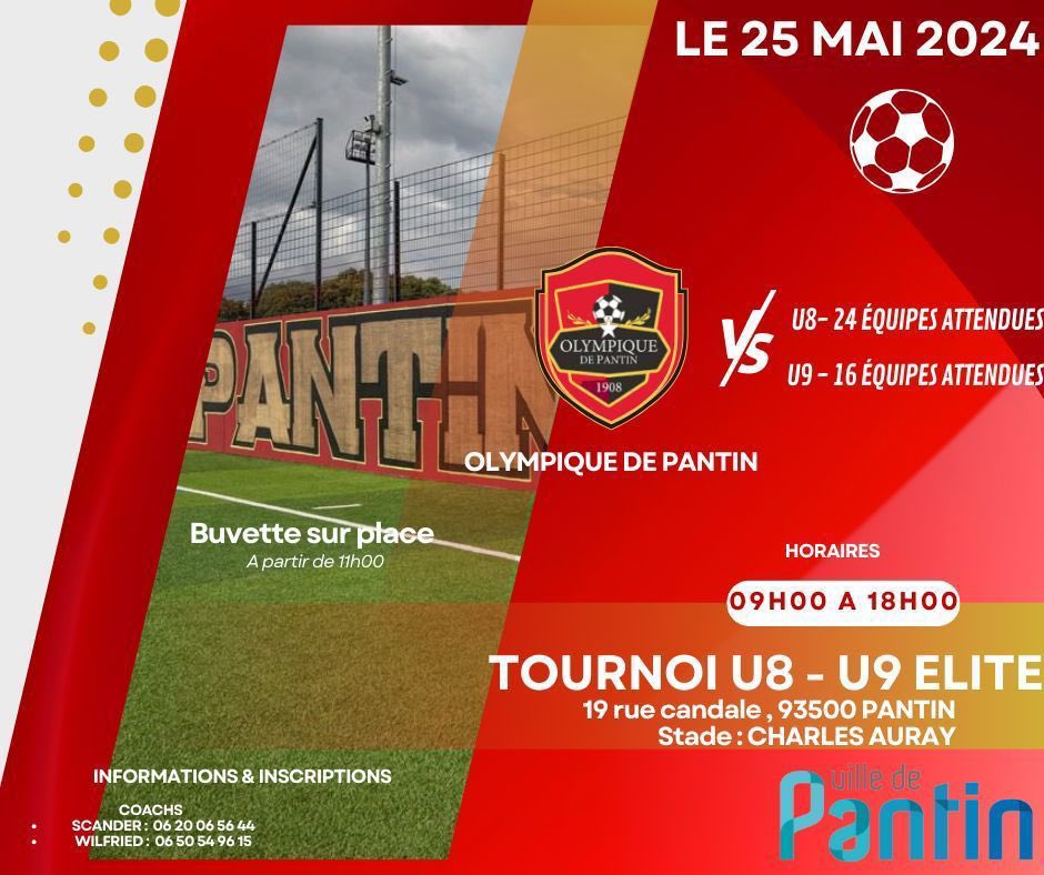 Merci a Rayane Doucouré, joueur professionnel au <a href="/RedStarFC/">Red Star FC ✪</a> d’avoir participé au tirage au sort de la Pantin Cup qui aura lieu ce samedi 25 mai. Ancien joueur du CMS Pantin, Rayane n’oublie pas ses racines et a eu des mots d’encouragement pour les enfants.