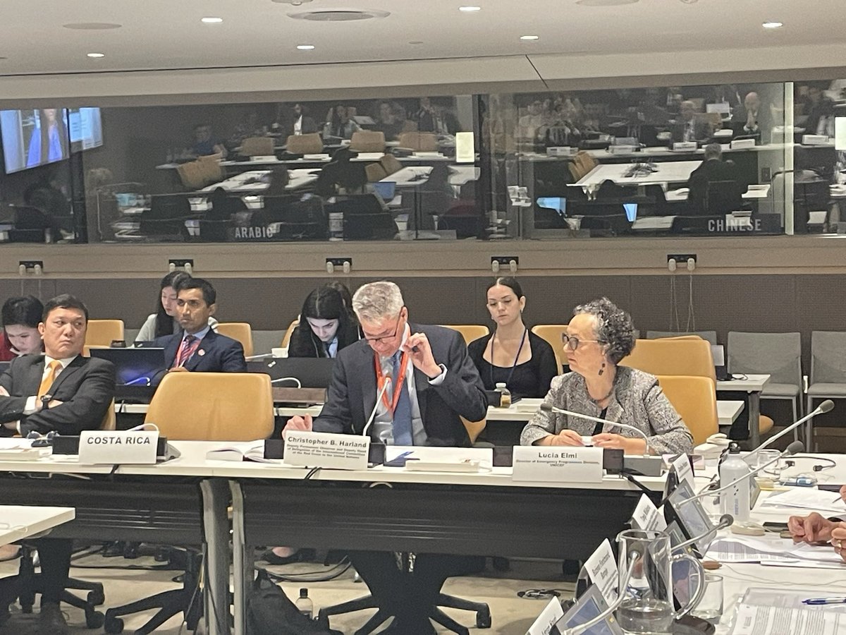 At a #PoCWeek2024 event, @ICRC emphasized that access to #water remains scarce in many areas of armed conflict. Pre-crisis #partnerships enable #humanitarian actors to establish links with #water & #sanitation service providers & their supporting ministries, and are encouraged.