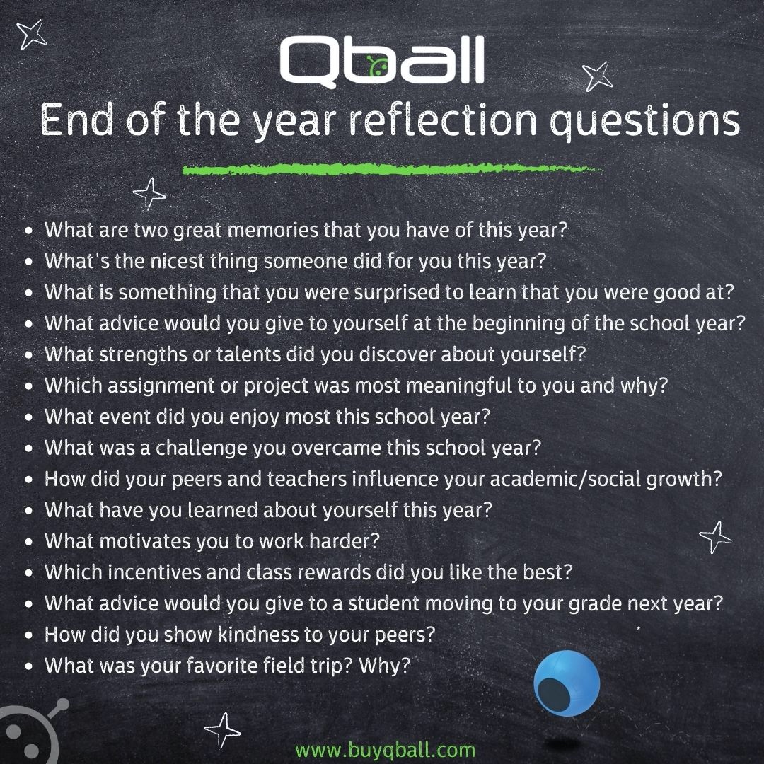 QballMic's tweet photo. It's hard to believe the school year is almost over! Grab your Qball and this list of questions for a meaningful end of the school year reflection activity!
#teachers #students #throwyourvoice #beheard #studentvoice #throwablemicrophone #classroomengagement #qball #gopeeq https://t.co/fcY7svqaRd