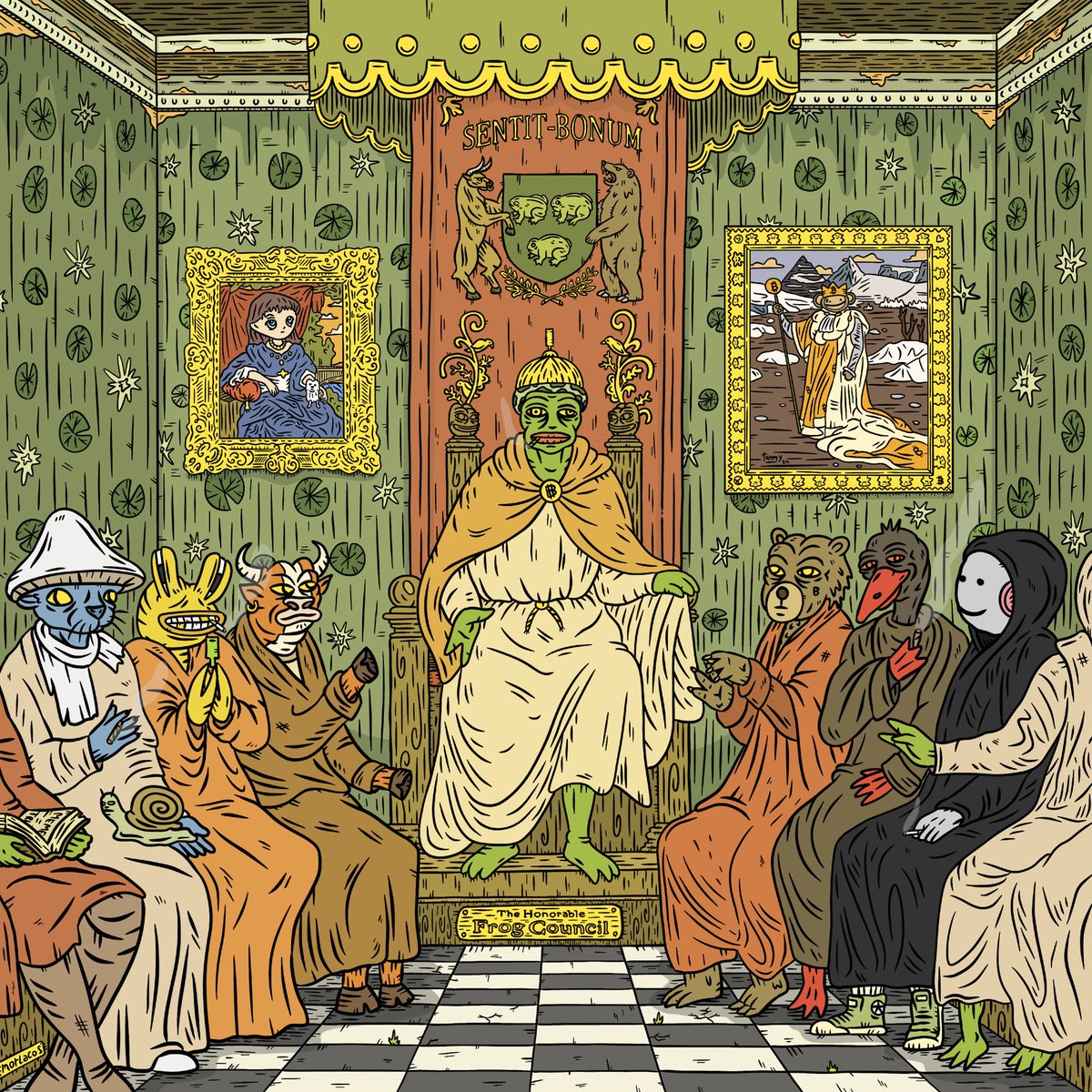 🐸Meme contest #15🐸:

In service to the dank memes, &amp; with the help of a few based mfers that donated some extra 🔥 to the artist prize pool, we’re giving away over $12,000 USD worth of prizes [~value at time of posting]:

*1st PLACE PRIZE: 
 
2,500,000 $WOJAK, 18,880,000