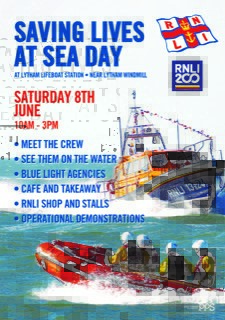 Diary Date for an upcoming @LythamRNLI event in Lytham raising awareness and funds for such a fantastic service.