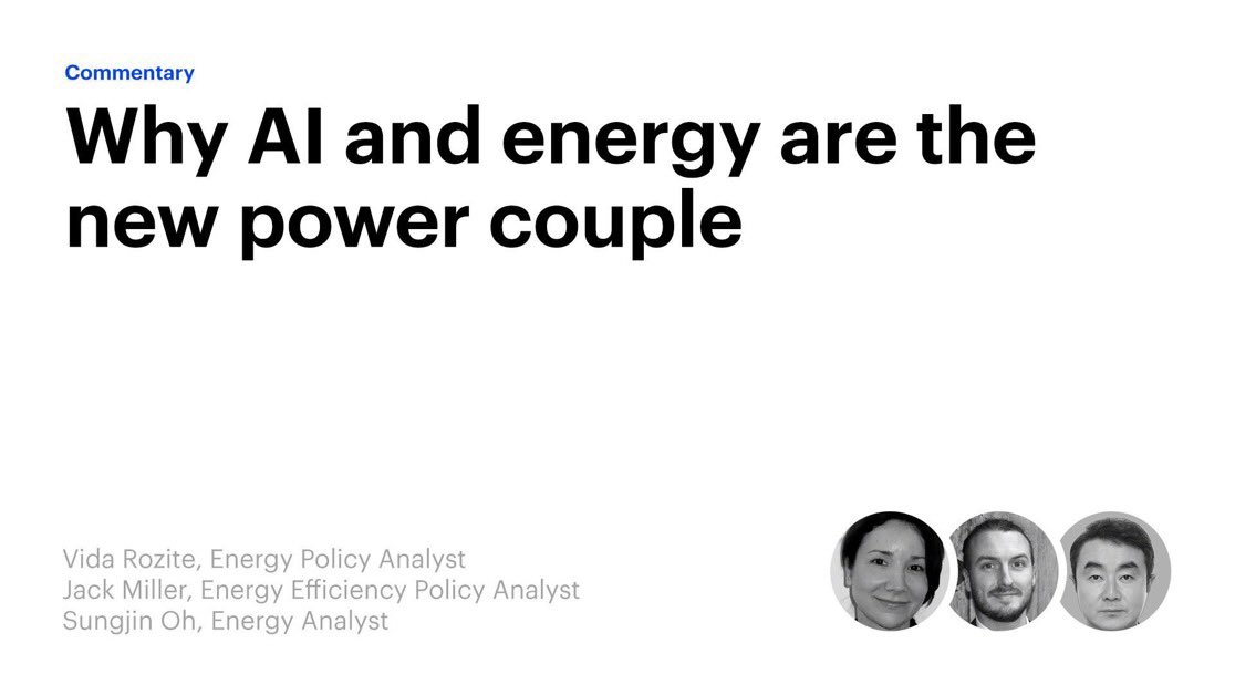 indigoadvisory's tweet image. Our economic value assessment and use case adoption data on AI in the Energy &amp;amp; Utilities sector was profiled by the International Energy Agency @IEA 

iea.org/commentaries/w…