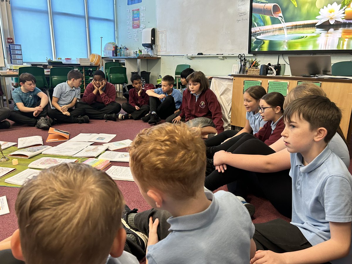 Today, Year 5 chose their favourite work from our Pentecost topic and celebrated, through reflection on the teachings from this half term’s scripture 🫶🙏