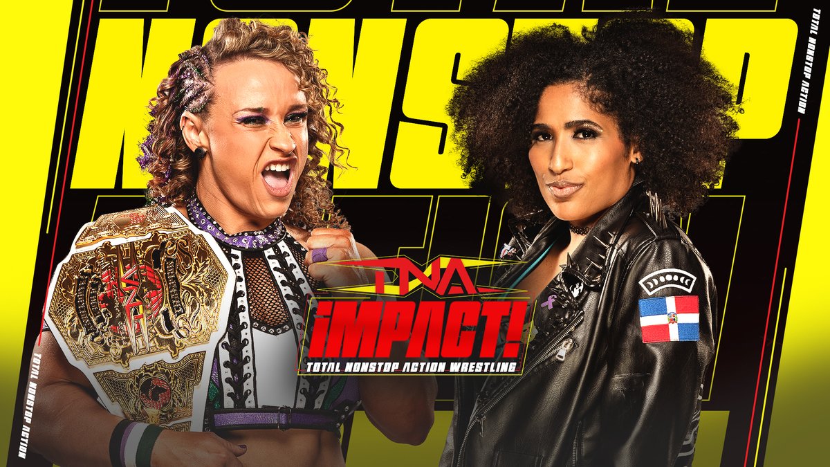 TONIGHT is #TNAiMPACT at 8 p.m. ET! Knockouts World Champion @JordynneGrace faces off with @MartiBelle! Watch @ThisIsTNA: 🇨🇦: @fightnet 🇺🇸: @AXSTV 🌎: @DAZN_Wrestling 🖥️: TNA Wrestling Insiders for $0.99 📱: @TNAPlusApp