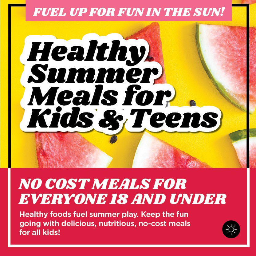 Millard Food Service (@mpsschoollunch) on Twitter photo Come eat with us this summer in Millard at one of our open feeding sites! FREE meals for 18 &under starting June 3-July 26(closed 7/4)
Norris & Bryan Elem
Bkfast 8-930am
Lunch 11am-1pm
Millard North Middle
Bkfast 7:30-8:30am
Lunch 11am-12:30pm
<a href="/MillardPS/">Millard Public Schools</a> <a href="/sodexoUSA/">Sodexo USA, Inc.</a> Come eat with us this summer in Millard at one of our open feeding sites! FREE meals for 18 &under starting June 3-July 26(closed 7/4)
Norris & Bryan Elem
Bkfast 8-930am
Lunch 11am-1pm
Millard North Middle
Bkfast 7:30-8:30am
Lunch 11am-12:30pm
<a href="/MillardPS/">Millard Public Schools</a> <a href="/sodexoUSA/">Sodexo USA, Inc.</a>