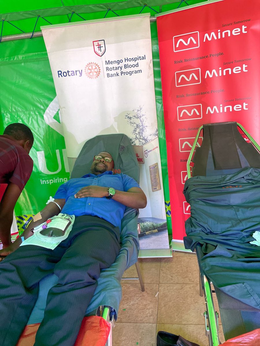 This week, we hosted a health fair for ATC staff with a focus on promoting health & well-being! Our Partners, including Mengo Hospital and Uganda Development Bank, joined us for a blood donation drive. Every unit donated saves lives! #MinetCares ##BloodDonationDrive 🩸