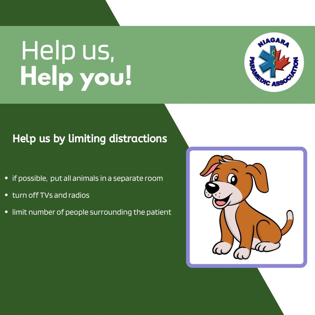 In an emergency, there are lots of things happening really quickly. When first responders arrive on scene, we want them to be able to focus on the patient 👍🏼

You can help first responders by limiting distractions around the scene. #HelpUsHelpYou