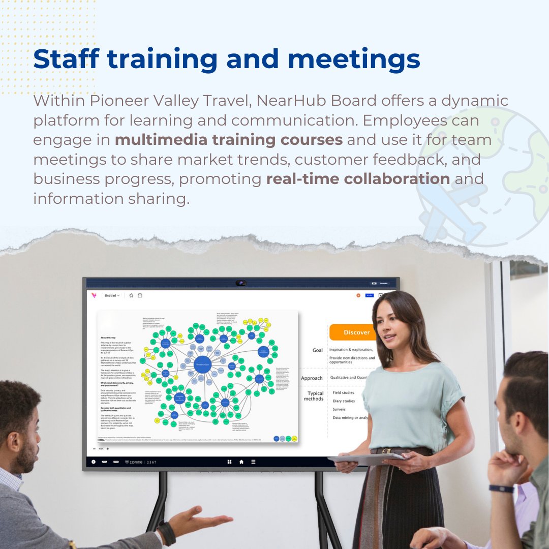 ✈️🧳Pioneer Valley Travel, a leader in western Massachusetts, is revolutionizing the travel industry by embracing NearHub Board, the smart interactive whiteboard. 
nearhub.us/blog/nearhub-b…
🌐#TravelInnovation #DigitalTransformation #CustomerExperience #TravelTech #TravelAgency