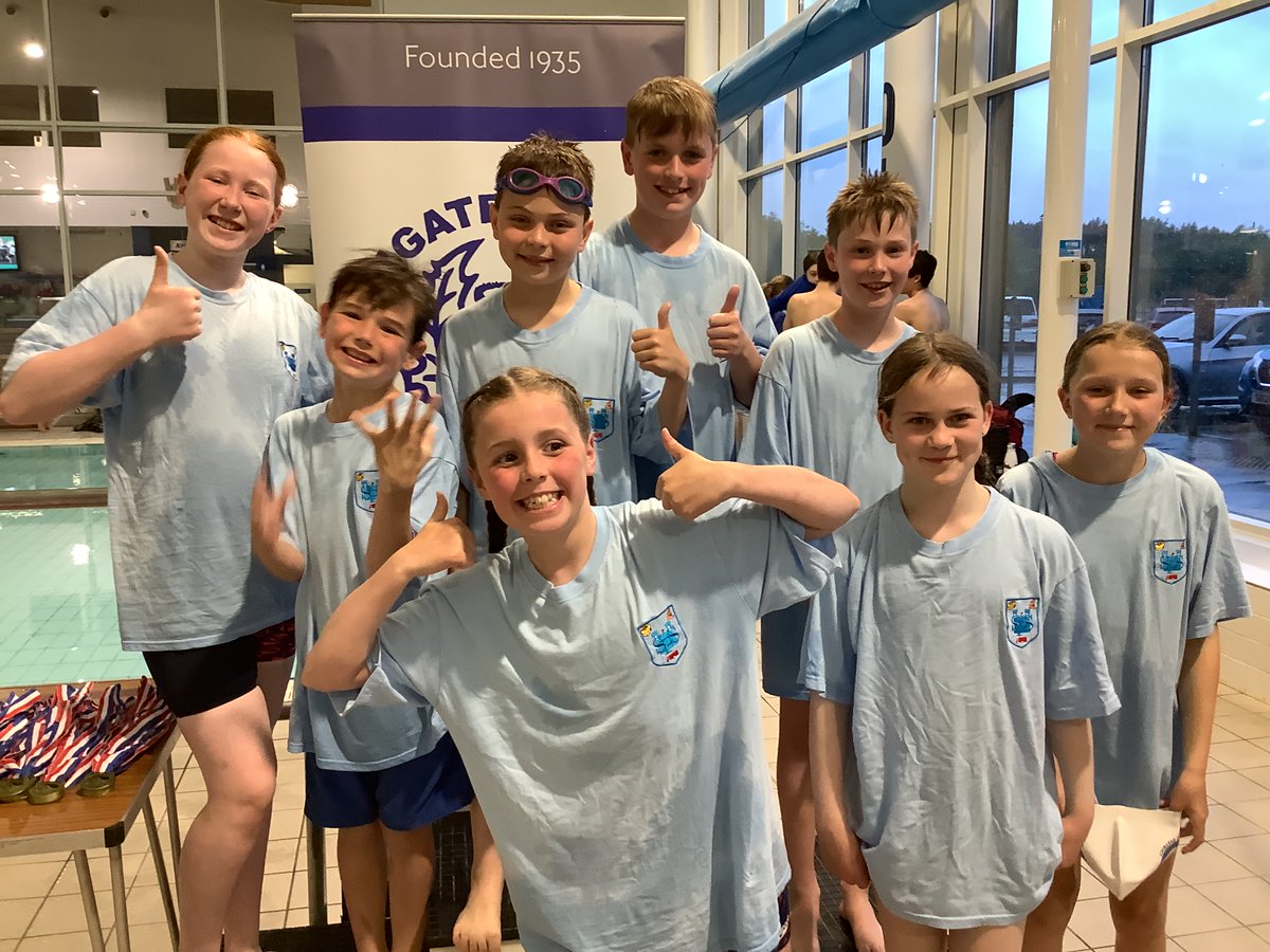 Well done to our swimmers who did brilliantly at the Bathgate Procession Swimming Gala. They came second overall and joint second in the relays. We are very proud of them all! 🥈🌟 👏