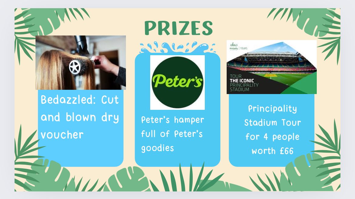 BedwasCymraeg's tweet photo. Some of our amazing prizes for the Summer Raffle, on sale now @bedwashighsch https://t.co/7GizaWM3x8